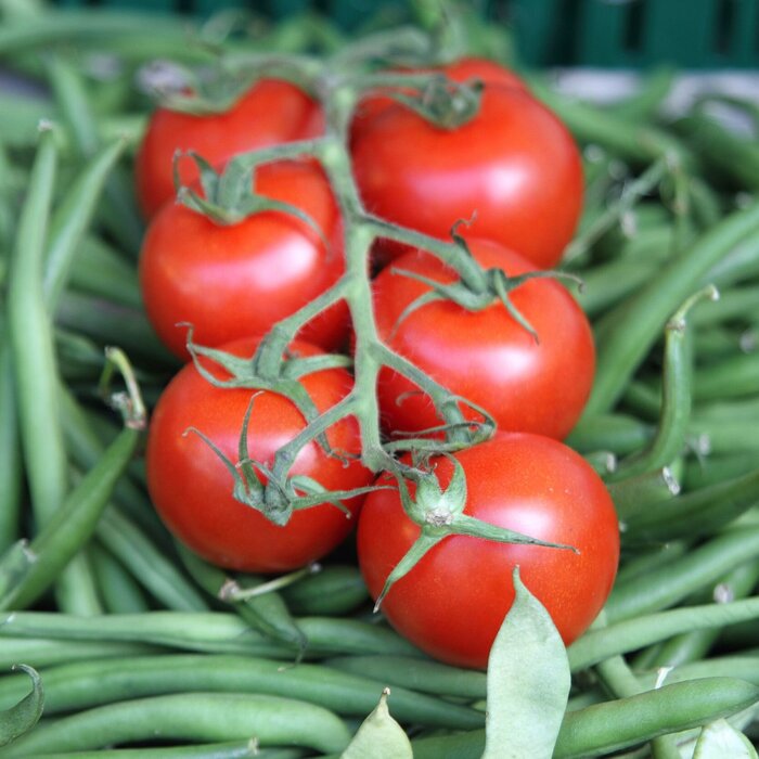 Frisches Gemüse vom Wochenmarkt